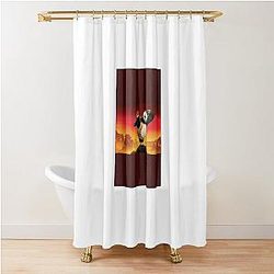 Kung Fu Panda Po Spiral Notebook Shower Curtain
