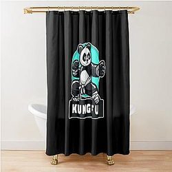 Kung Fu Shower Curtain