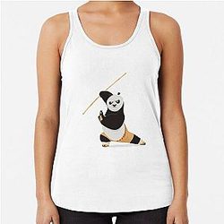 Kung Fu Panda Bamboo Racerback Tank Top