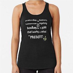 Mastroofigway Kung Fu Panda Racerback Tank Top
