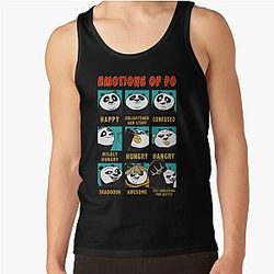 Kung Fu Panda Po Portrait Grid Tank Top