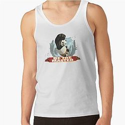 Kung Fu Panda Master Po Distressed Portrait Tank Top