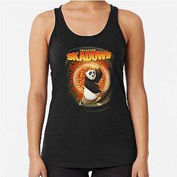 Kung Fu Panda Time for Some Po Racerback Tank Top