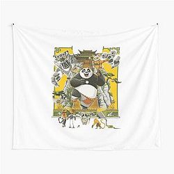 Kung Fu Panda Movie Artwork Tapestry