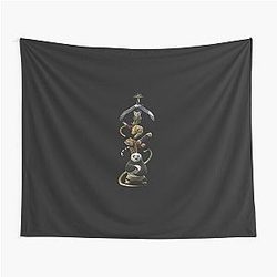 Kung Fu Po and the Furious Five Long Sleeve Tapestry