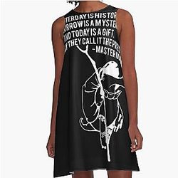 Kung Fu Panda Oogway A-Line Dress