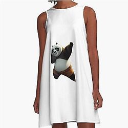 Kung Fu Panda Martial Arts Adventure A-Line Dress
