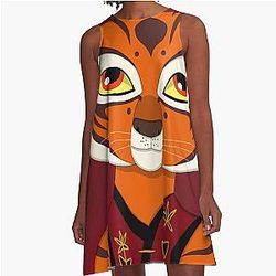 Kung Fu Panda A-Line Dress