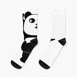 Graphic Kung Fu Cute Green Socks