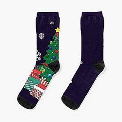 Kung Fu Panda Christmas Tree Socks
