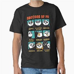 Kung Fu Panda Po Portrait Grid Classic T-Shirt