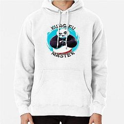 Kung Fu Panda Po Kung Fu Master Paint Portrait Pullover Hoodie