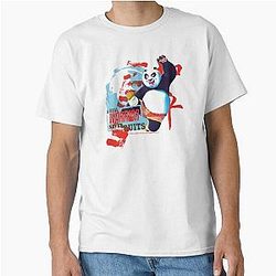 Kung Fu Panda Po A Real Warrior Never Gives Up Classic T Shirt