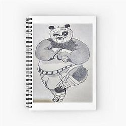 Kung fu panda Spiral Notebook