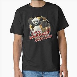 Kung Fu Panda 2 Po a Real Warrior Never Quits Action Pose T-Shirt