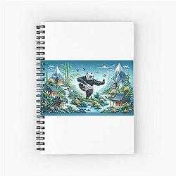 Origami Kung Fu Panda Notebook