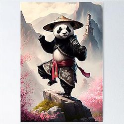 Kung Fu Panda Chinese Attire Poster