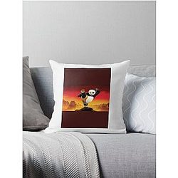Kung Fu Panda Po Spiral Notebook Throw Pillow