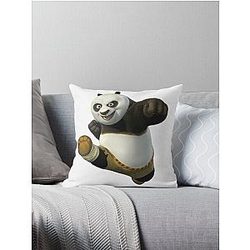 Kung Fu Panda Fighter Throw Pillow
