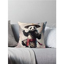 Kung Fu Panda in Chinese Attire Pillow