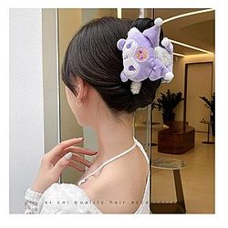 Kuromi Plush Vintage Ponytail Shark Clip Hair Crab