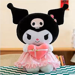 Kuromi Plush – Pink Bow Sweet Style