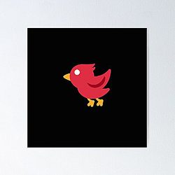 Kurzgesagt Bird Poster RB0111