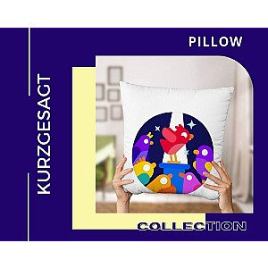 Kurzgesagt Throw Pillow