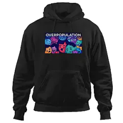 Kurzgesagt Hoodies - Overpopulation Colorful Crowd Edition