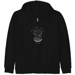 Kurzgesagt Zipped Hoodies - Wormhole World Cosmic Sphere Edition