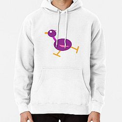 Kurzgesagt purple bird Pullover Hoodie RB0111