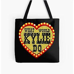 Kylie Minogue - What Would Kylie Do? Glitter Edition All Over Print Tote Bag