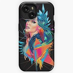 Kylie Minogue Neon Goddess iPhone Tough Case