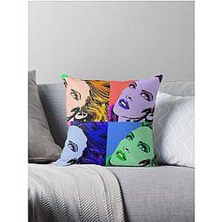 Kylie Minogue POP Collage Throw Pillow