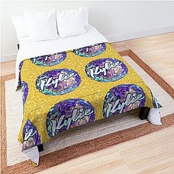 Kylie Minogue - Christmas Logo Print Comforter