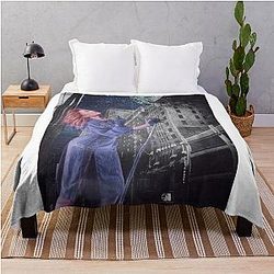 Kylie Minogue - retro disco new york edit Throw Blanket