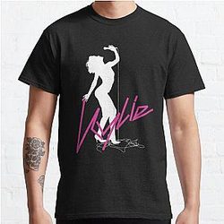 Kylie Minogue Fever 20th Anniversary White Silhouette with Logo   Classic T-Shirt