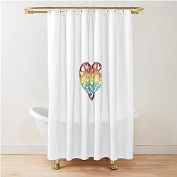 Kylie Minogue Pride Disco Say something heart Shower Curtain