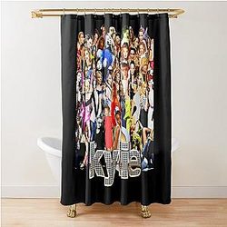 Kylie Minogue Collage Shower Curtain