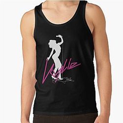 Kylie Minogue Fever 20th Anniversary White Silhouette with Logo   Tank Top