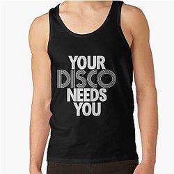 Kylie Minogue - Your Disco Needs You (white text) Tank Top