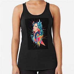Kylie Minogue Neon Goddess Racerback Tank Top