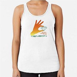 Kylie Minogue - Baby Break The Tension - Fan Art Racerback Tank Top