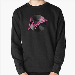 Kylie Minogue - record (black and pink)  Pullover Sweatshirt
