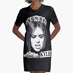 Kylie Minogue - God Save Queen Kylie Graphic T-Shirt Dress