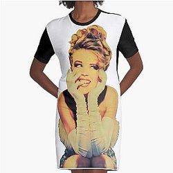 Kylie Minogue - A Hollywood Star Graphic T-Shirt Dress