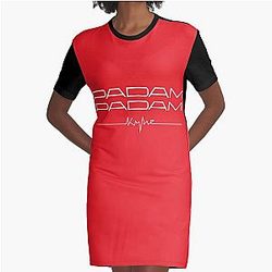 Kylie Minogue Padam Padam Graphic T-Shirt Dress