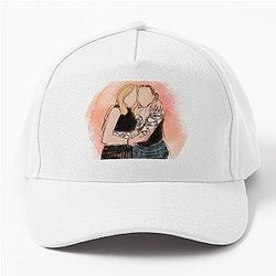 Kylie Minogue Madonna line drawing Baseball Cap