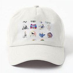 Kylie Minogue all albums digital watercolour Dad Hat