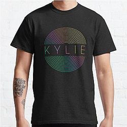 KYLIE MINOGUE Rainbow Vinyl Record Classic T-Shirt